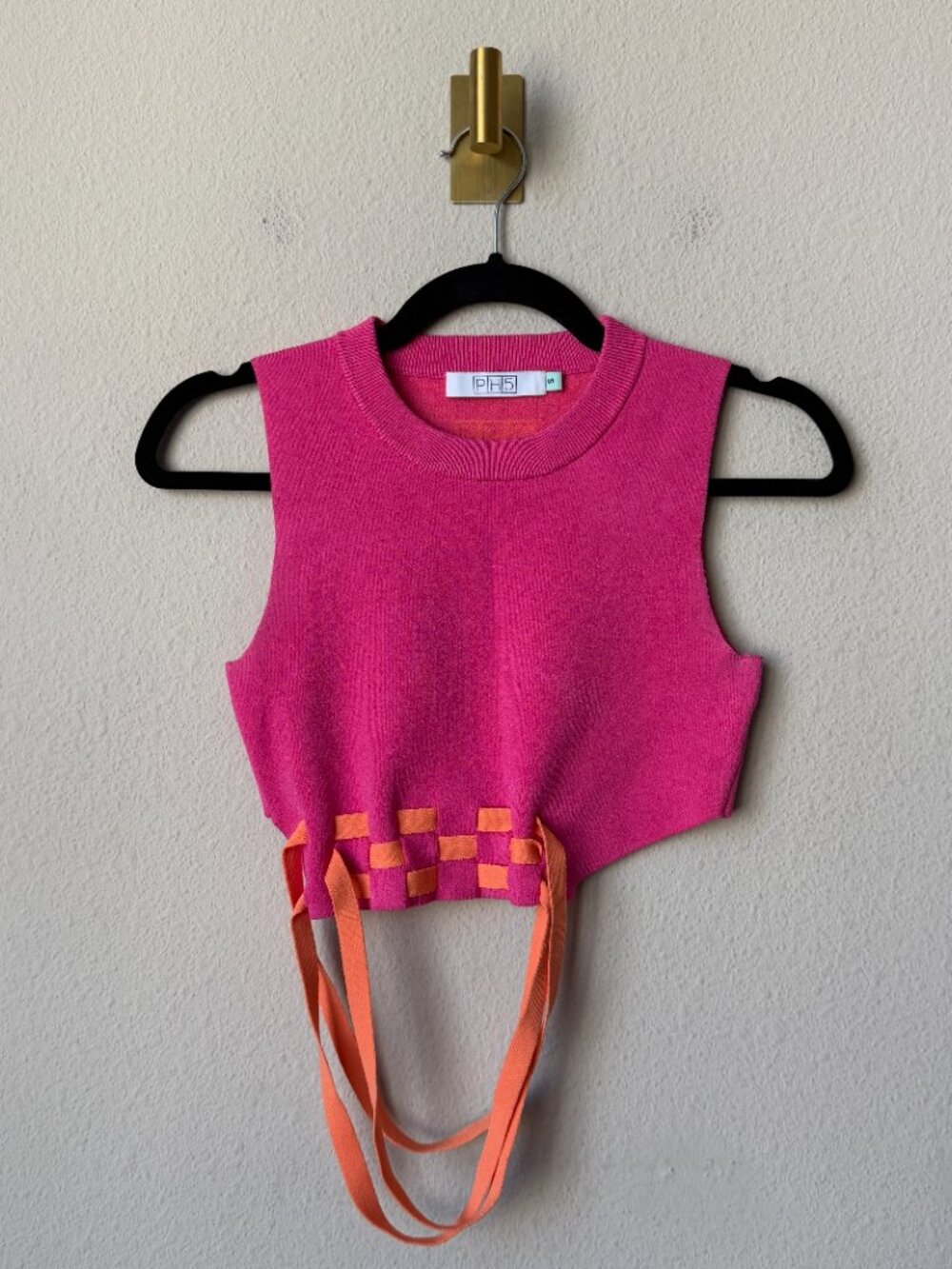 PH5 Alva Wavy Eco Skort Top Set in Pink Orange Size S - Picture 2 of 8